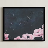 "Awakening" - Art Print in Blush by Emily Magone - Framed
