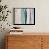 "Grace" - Art Print in Teal by Artsy Canvas Girl Designs - In a Room