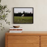 "Unicorn Pony" - Art Print in Grass by Meghan Benge - In a Room