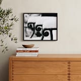 "Cold Iron" - Art Print in Black by Elky Ink - In a Room