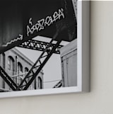 "Shockoe Crossing" - Art Print in Iron by Curtis Newkirk - Frame Close-up