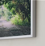 "Pathway" - Art Print in Forest by Carol Schiraldi - Frame Close-up