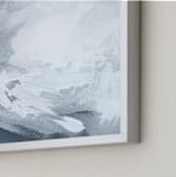 "Iron Sky" - Art Print in Iron grey/blue by Teodora Guererra - Frame Close-up