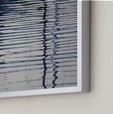 "Looking Glass" - Art Print in watery indigo blue by Sea and Sky - Frame Close-up