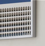 "Do not stop the clock" - Art Print in Beige by Massimiliano Massimo Borelli - Frame Close-up
