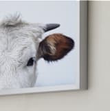 "Wee Staredown" - Art Print in Farm by Amy Carroll - Frame Close-up