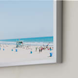 "Santa Monica Blues" - Art Print in Color by Jessica C Nugent - Frame Close-up