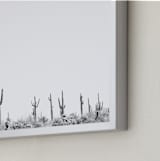 "Carnegie Gigantic" - Art Print in White by DENiSE CREW. - Frame Close-up