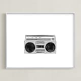 "say anything" - Art Print in black and white by Leanne Friedberg - Framed