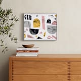 "Boats on a river" - Art Print in light and fun by Susanne Kasielke - In a Room