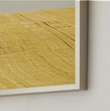 "Sunny field" - Art Print in Yellow field by Lying on the grass - Frame Close-up