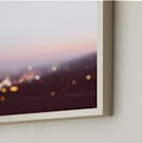 "Fallen" - Art Print in Dark Violet by Caroline Mint - Frame Close-up