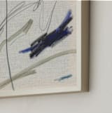 "Lines" - Art Print in Canvas by Lauren Packard - Frame Close-up