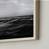 "Lost At Sea" - Art Print in black and White by Cade Cahalan - Frame Close-up