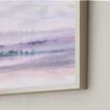 "Peninsula" - Art Print in Dusty Lavender by Grace Kreinbrink - Frame Close-up