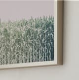 "Corn Field" - Art Print in muted green by Alexis Arnold - Frame Close-up