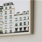"Montebello" - Art Print in Beige by Heather Deffense - Frame Close-up