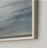 "Gray Lady" - Art Print in mauve by Kelly Money - Frame Close-up