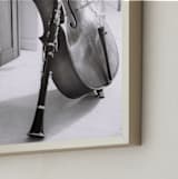 "Family Band" - Art Print in Black & White by Meagan Christensen - Frame Close-up