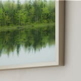 "Hush" - Art Print in Forest Green by Courtney Crane - Frame Close-up