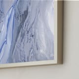 "drenched in blue grey" - Art Print in gery blue by Teodora Guererra - Frame Close-up