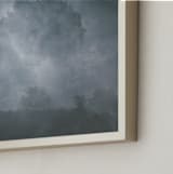 "Summer sunrise III" - Art Print in Blue by Lying on the grass - Frame Close-up
