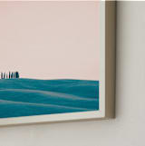 "Tuscan Hills 02" - Art Print in Afternoon by Kelsey Mucci - Frame Close-up