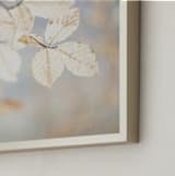 "The dance of the leaves I" - Art Print in Bright Bronze by Lying on the grass - Frame Close-up