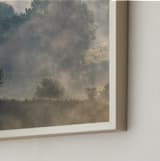 "Summer sunrise I" - Art Print in Water and Fire by Lying on the grass - Frame Close-up
