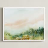 "MeadowLand" - Art Print in Field by Lindsay Megahed - Framed Canvas