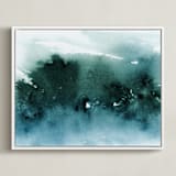 "misty forest" - Art Print in Forest by Lindsay Megahed - Framed Canvas