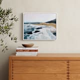 "Seafaring" - Art Print in sea mist blue by Shawnee Mills - In a Room