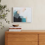 "Coast 1" - Art Print in Coastal Blue by AlisonJerry - In a Room
