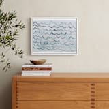 "waves" - Art Print in pool blue by Kelly Witmer - In a Room