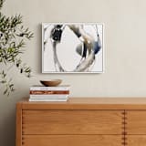 "Surrounding" - Art Print in grey wash by Michelle Lee - In a Room