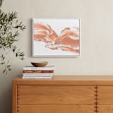 "Lost in Time" - Art Print in Peach by Sarah Lund - In a Room