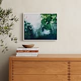 "Homeland" - Art Print in Forest Green by Brittany Fan - In a Room
