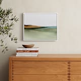 "Rolling Fields" - Art Print in green by Little Valley Studio - In a Room