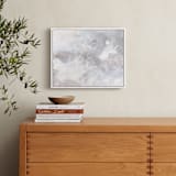 "Melody in White" - Art Print in white grey by Teodora Guererra - In a Room