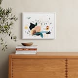 "Lyrical" - Art Print in Nude Coral by Sarah McInroe - In a Room