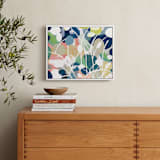 "Summer Rising" - Art Print in pink by Nancy Ramirez - In a Room