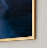 "The Uniqueness of Waves XX" - Art Print in Twilight Blue by Tal Paz-Fridman - Frame Close-up