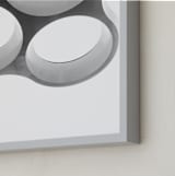 "In Flight" - Art Print in Black & white by Angie McMonigal - Frame Close-up