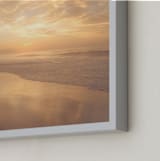 "Before Sunrise" - Art Print in Apricot by Courtney Crane - Frame Close-up