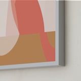 "The place between" - Art Print in Sunrise Pink by Christina Flowers - Frame Close-up