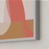 "The place between" - Art Print in Sunrise Pink by Christina Flowers - Frame Close-up