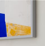 "Color Block" - Art Print in Sun by Heather Deffense - Frame Close-up