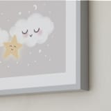 "stellina" - Art Print in Cloud by chocomocacino - Frame Close-up