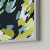 "Lichen Bloom" - Art Print in Green Gold by Katie Craig - Frame Close-up
