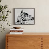 "Horse" - Art Print in Ash by Holly Hudson - In a Room